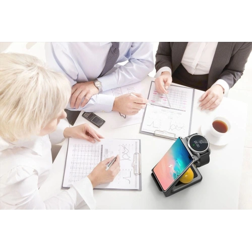 Kup Vezeték nélküli töltő Tech-Protect A7 3in1 Wireless Charger Fekete - THP1036BLK - {ean13} - Sklep Home Screen