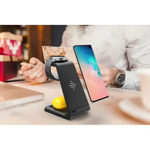 Kup Încărcător wireless Tech-Protect A7 3in1 Wireless Charger Alb - THP1037WHT - {ean13} - Sklep Home Screen
