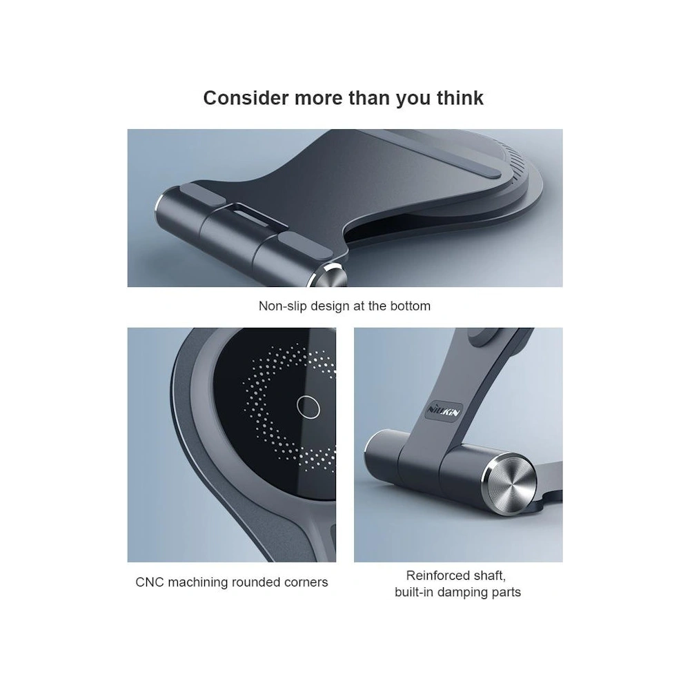 Ładowarka bezprzewodowa Nillkin Wireless Charging MagStand 15W Fast Charger Gray