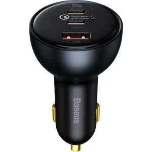 Kup Ładowarka samochodowa Baseus Qualcomm, USB, 2x USB-C, 160W (szara) - BSU3243GRY - {ean13} - Sklep Home Screen