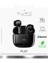 Kup Sluchátka TWS PURO PLAY 5.0 Bluetooth 5.0 s nabíjecím pouzdrem (černé) - PUR577BLK - {ean13} - Sklep Home Screen