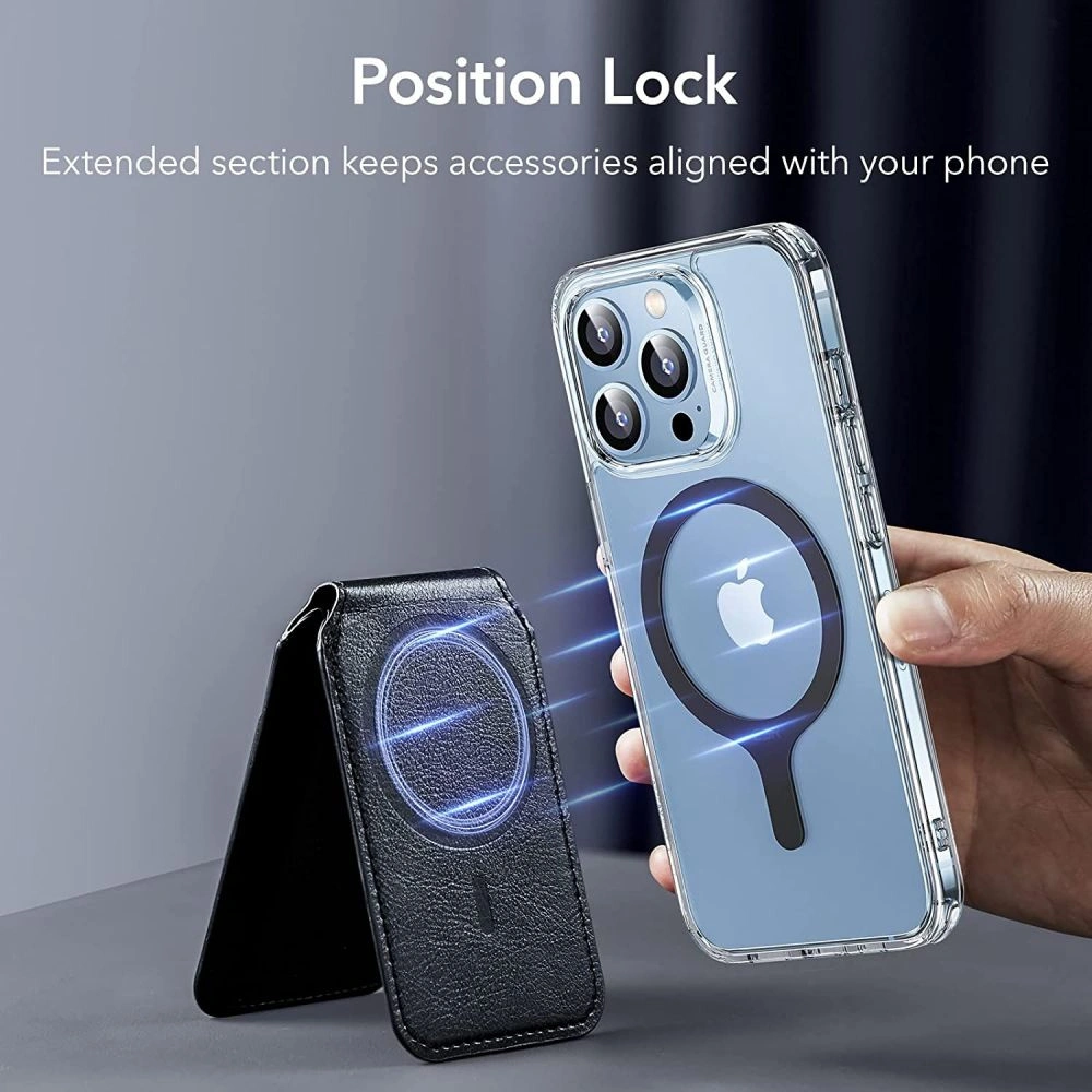 Magnetyczne pierścienie ESR Halolock MagSafe Universal Magnetic Ring Black [2 PACK]