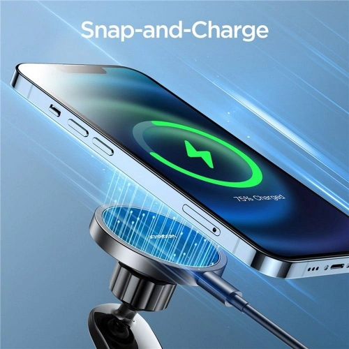 Kup Uchwyt samochodowy z ładowarką indukcyjną Joyroom JR-ZS240 Dashboard Magnetic MagSafe Car Charger 15W Black - JYR090BLK - {ean13} - Sklep Home Screen