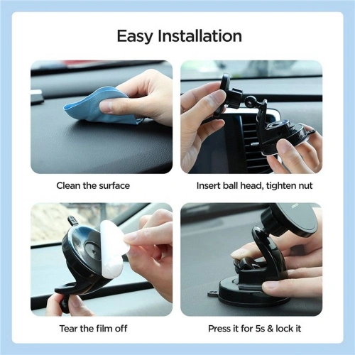 Kup Următorul suport auto cu încărcare inductivă Joyroom JR-ZS240 Încărcător magnetic pentru tabloul de bord MagSafe 15W Negru - JYR090BLK - {ean13} - Sklep Home Screen