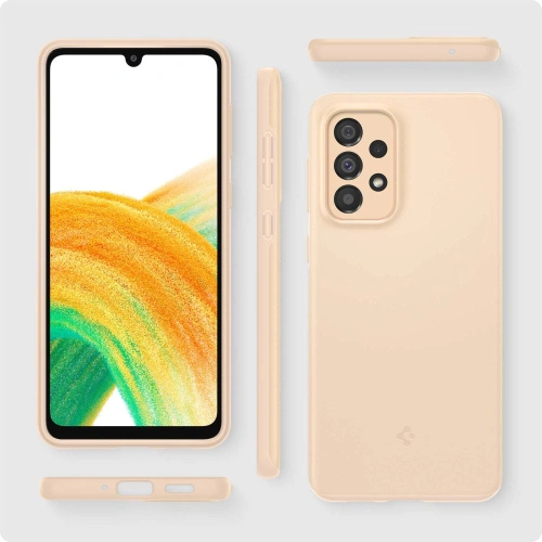 Kup Case Spigen Thin Fit Samsung Galaxy A33 5G Cotton Peach - SPN2251COTPEA - {ean13} - Sklep Home Screen