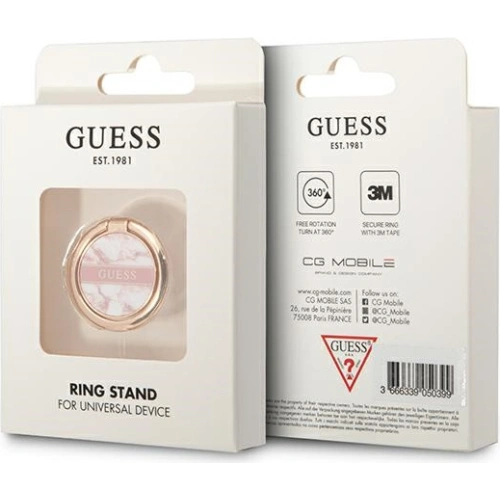 Kup Uchwyt na palec Guess Ring Stand GURSHCHMAP różowy/pink Marble - GUE1726PNK - {ean13} - Sklep Home Screen