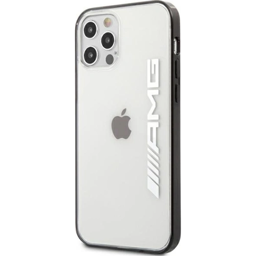 Kup Etui Mercedes AMG AMHCP12LAESLBK Apple iPhone 12 Pro Max průhledný tvrdý obal s metalickým nátěrem - MRS043CL - {ean13} - Sklep Home Screen