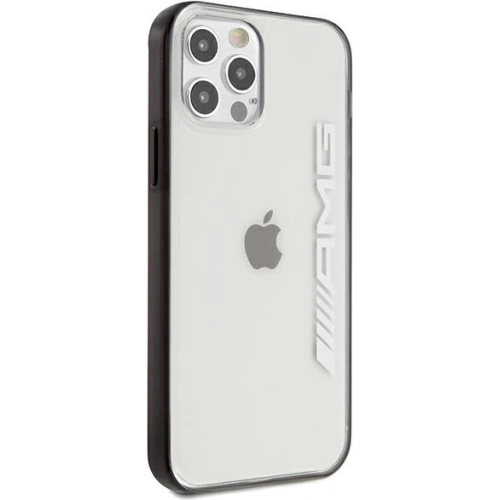 Kup Etui Mercedes AMG AMHCP12LAESLBK Apple iPhone 12 Pro Max průhledný tvrdý obal s metalickým nátěrem - MRS043CL - {ean13} - Sklep Home Screen