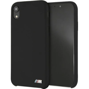 BMW BMHCI61MSILBK Apple iPhone XR black hardcase Silicone M Collection