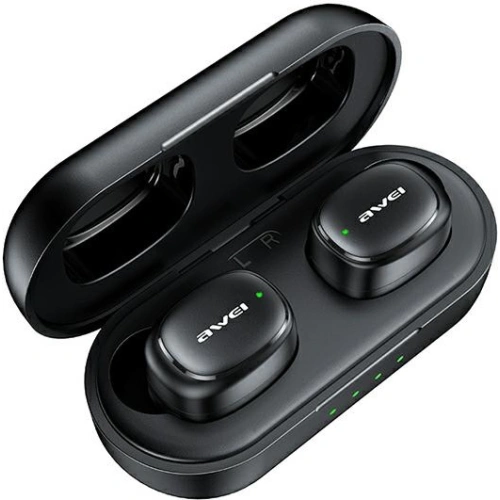 Kup Bezdrátová sluchátka TWS AWEI T13 Pro Bluetooth 5.1 + dokovací stanice černá/black - AWEI105BLK - {ean13} - Sklep Home Screen