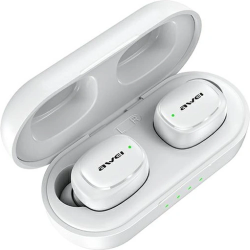 Kup Słuchawki TWS AWEI T13 Bluetooth 5.1 + stacja dokująca biały/white - AWEI106WHT - {ean13} - Sklep Home Screen