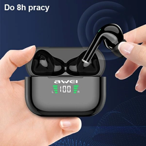 Kup Sluchátka TWS AWEI T29P Bluetooth 5.1 + dokovací stanice černá/black - AWEI107BLK - {ean13} - Sklep Home Screen