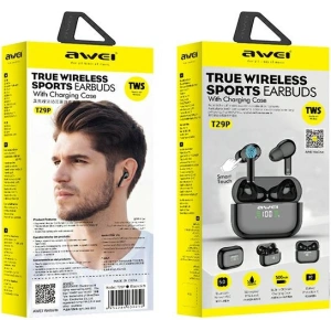 Kup Słuchawki TWS AWEI T29P Bluetooth 5.1 + stacja dokująca czarny/black - AWEI107BLK - {ean13} - Sklep Home Screen