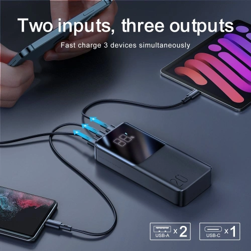 Kup Powerbank Joyroom JR-QP192 22.5W 20000mAh Černá - JYR092BLK - {ean13} - Sklep Home Screen