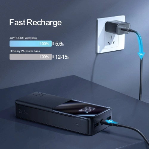 Kup Powerbank Joyroom JR-QP192 22.5W 20000mah Fekete - JYR092BLK - {ean13} - Sklep Home Screen