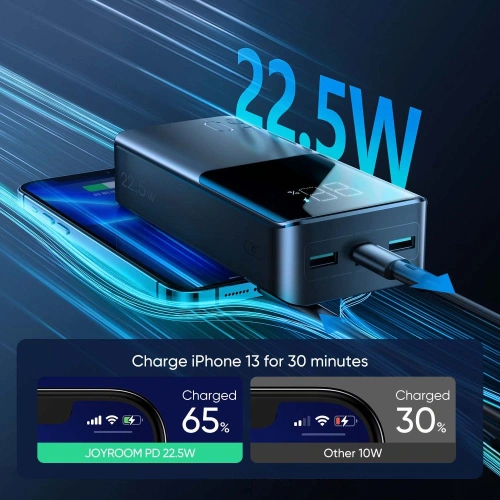 Kup Powerbank Joyroom JR-QP193 22,5W 30000mAh Schwarz - JYR093BLK - {ean13} - Sklep Home Screen