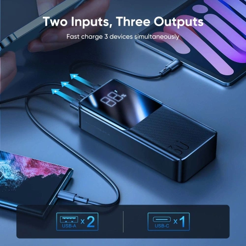 Kup Powerbank joyroom JR-QP193 22.5W 30000mAh Fekete - JYR093BLK - {ean13} - Sklep Home Screen