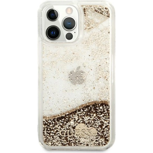 Kup Case Guess GUOHCP13XGLHFLGO Apple iPhone 13 Pro Max gold/hartcase Glitter Charms - GUE1728GLD - {ean13} - Sklep Home Screen