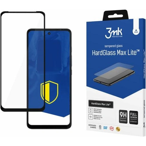 Kup Tvrzené sklo 3MK HardGlass Max Lite Motorola Moto G60/G60s černé - 3MK3132 - {ean13} - Sklep Home Screen