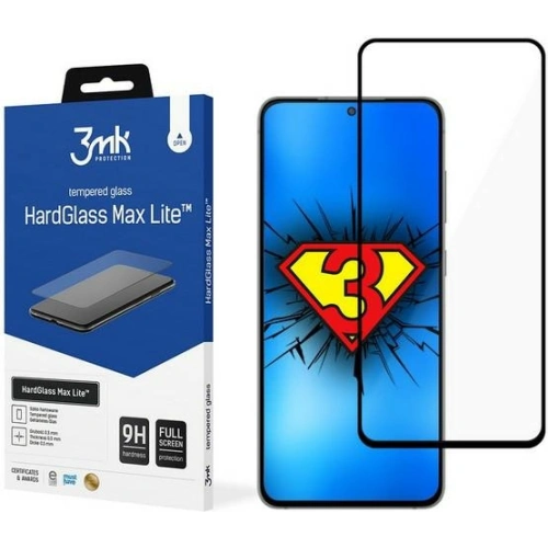 Kup Gehärtetes Glas 3MK HardGlass Max Lite Samsung Galaxy S21 FE schwarz - 3MK3134 - {ean13} - Sklep Home Screen
