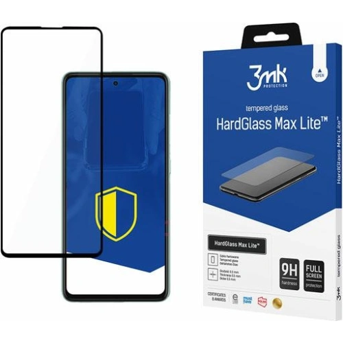 Kup Gehärtetes Glas 3MK HardGlass Max Lite Samsung Galaxy A52/A52s schwarz - 3MK3135 - {ean13} - Sklep Home Screen