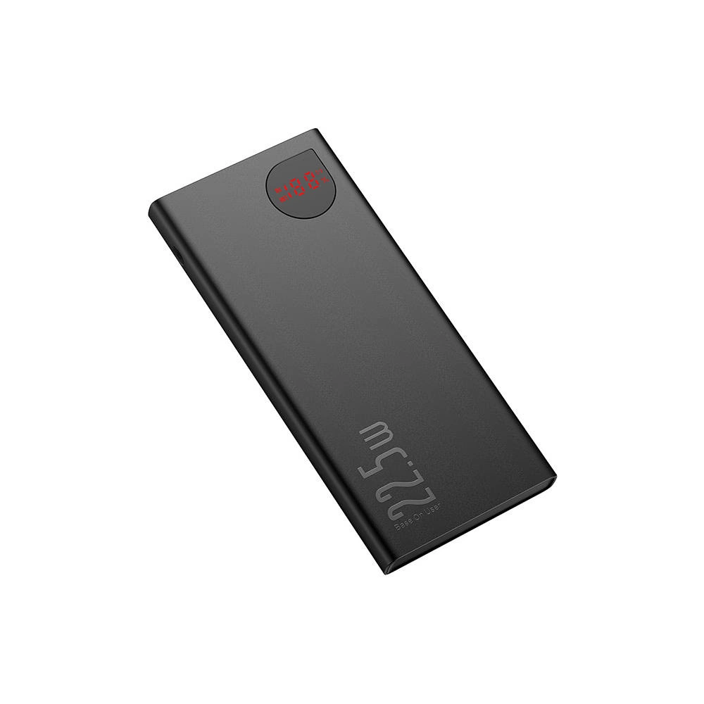 Powerbank Baseus Adaman Metal, 10000mAh, 22.5W (czarny)