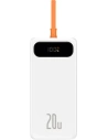 Powerbank Baseus Block 10000mAh, 20W + cablu Lightning (alb)