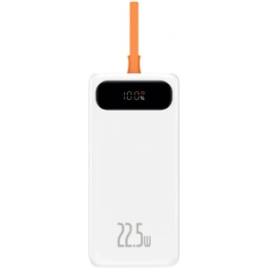 Powerbank Baseus Block 10000mAh, 22.5W + kabel USB-C (biały)