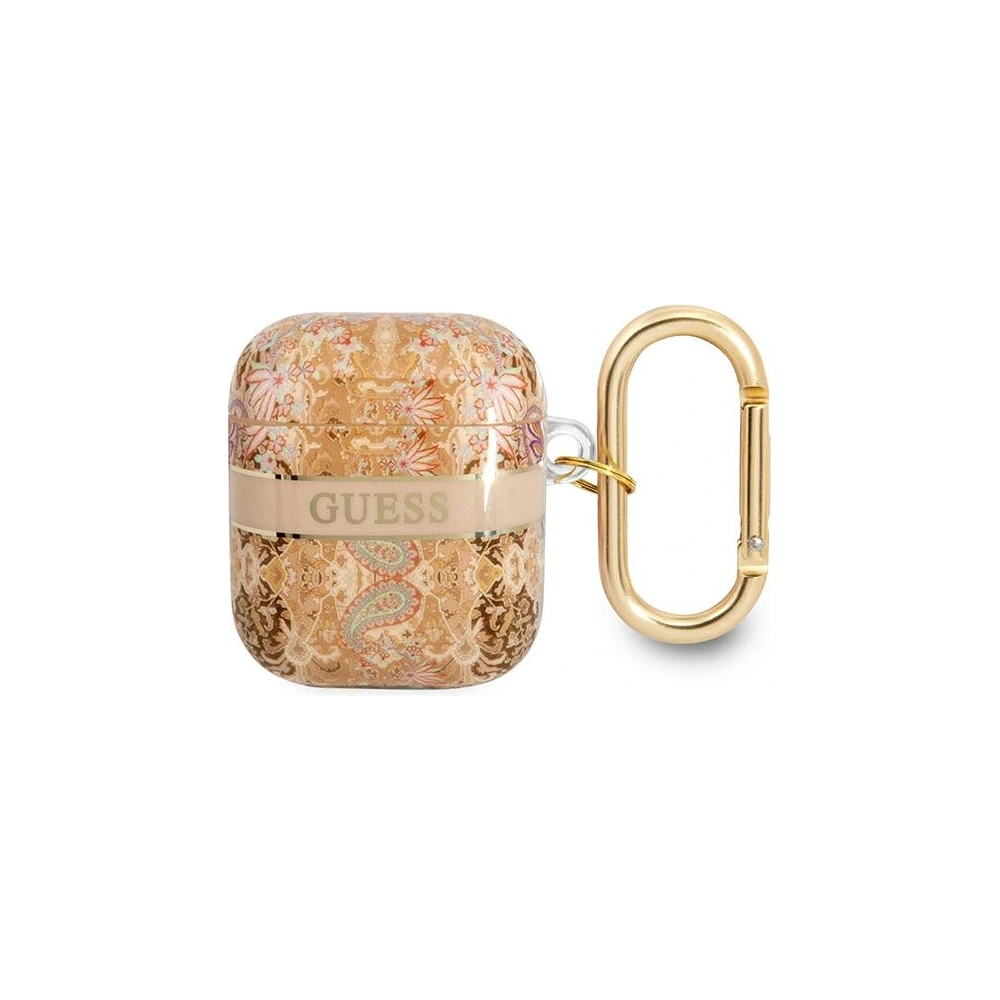 Etui Guess GUA2HHFLD Apple AirPods złoty/gold Paisley Strap Collection