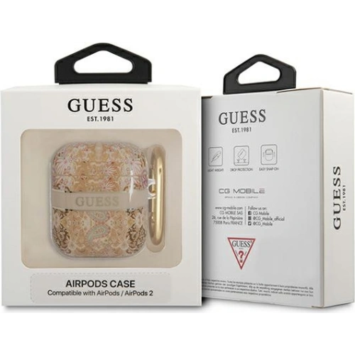 Kup Etui Guess GUA2HHFLD Apple AirPods aur/gold Colecția Paisley Strap - GUE1729GLD - {ean13} - Sklep Home Screen
