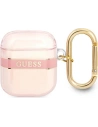 Etui Guess GUA2HHTSP Apple AirPods różowy/pink Strap Collection