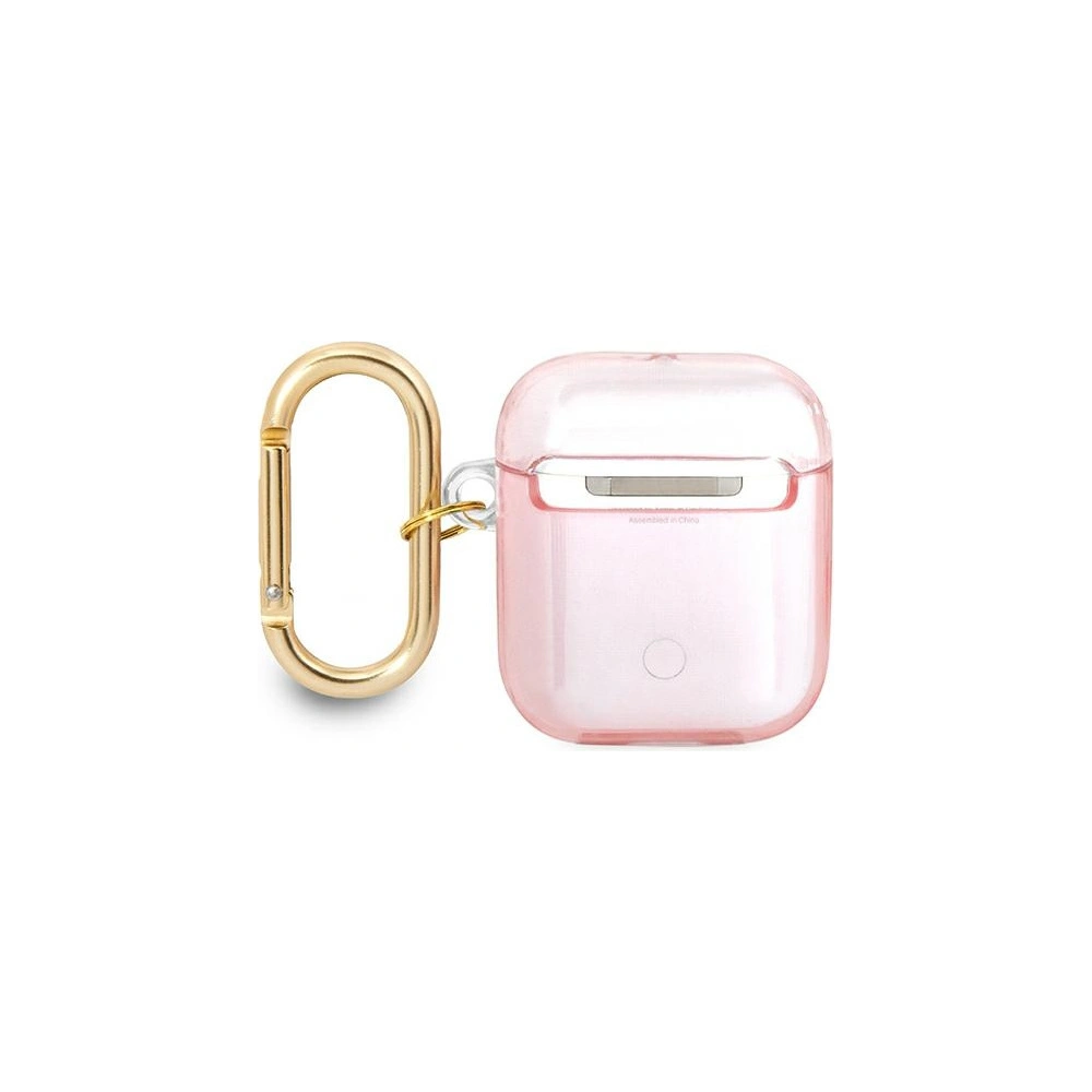Etui Guess GUA2HHTSP Apple AirPods różowy/pink Strap Collection
