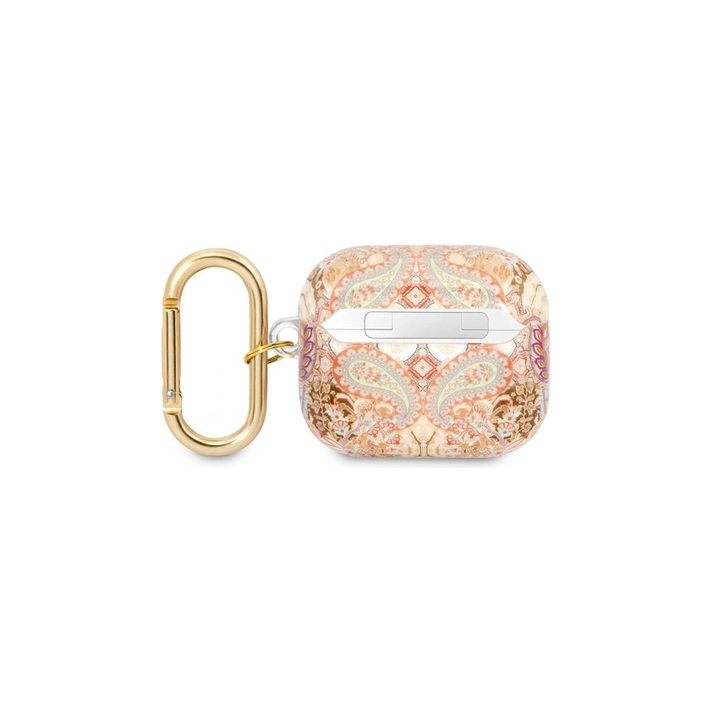 Etui Guess GUA3HHFLD Apple AirPods 3 złoty/gold Paisley Strap Collection
