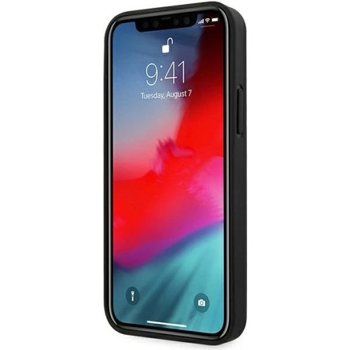 Kup Etui Mercedes AMG AMHCP12MDEBK Apple iPhone 12/12 Pro negru/black hardcase din piele și carbon cu cusături roșii - MRS044BLK - {ean13} - Sklep Home Screen