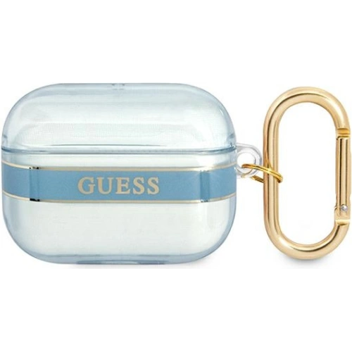 Kup Etui Guess GUAPHHTSB Apple AirPods Pro niebieski/blue Strap Collection - GUE1737BLU - {ean13} - Sklep Home Screen