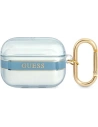 Etui Guess GUAPHHTSB Apple AirPods Pro niebieski/blue Strap Collection