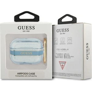 Kup Etui Guess GUAPHHTSB Apple AirPods Pro albastru/blue Strap Collection - GUE1737BLU - {ean13} - Sklep Home Screen