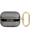 Etui Guess GUAPHHTSK Apple AirPods Pro černý/black Strap Collection