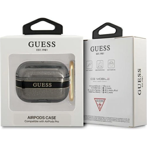Kup Etui Guess GUAPHHTSK Apple AirPods Pro fekete/black Strap Collection - GUE1738BLK - {ean13} - Sklep Home Screen