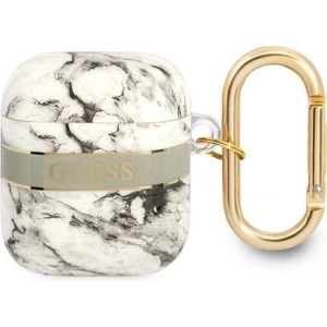 Kup Etui Guess GUA2HCHMAG Apple AirPods gri/grey Marble Strap Collection - GUE1740GRY - {ean13} - Sklep Home Screen