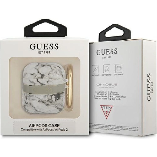 Kup Case Guess GUA2HCHMAG Apple AirPods grau/grau Marmor Strap Collection - GUE1740GRY - {ean13} - Sklep Home Screen