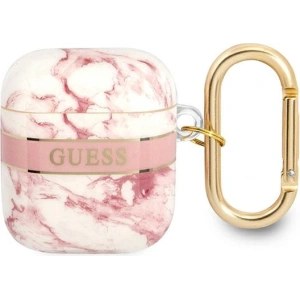 Kup Etui Guess GUA2HCHMAP Apple AirPods rozie/pink Marble Strap Collection - GUE1741PNK - {ean13} - Sklep Home Screen