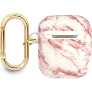 Kup Etui Guess GUA2HCHMAP Apple AirPods różowy/pink Marble Strap Collection - GUE1741PNK - {ean13} - Sklep Home Screen