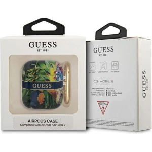Kup Etui Guess GUA2HHFLB Apple AirPods albastru/blue Flower Strap Collection - GUE1742BLU - {ean13} - Sklep Home Screen