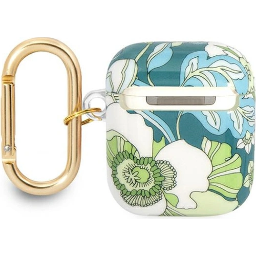 Kup Etui Guess GUA2HHFLN Apple AirPods zielony/green Flower Strap Collection - GUE1743GRN - {ean13} - Sklep Home Screen
