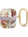 Etui Guess GUA2HHFLU Apple AirPods violet/colecția Flower Strap