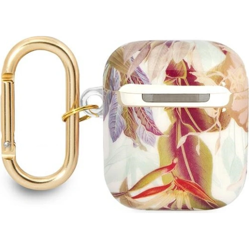 Kup Etui Guess GUA2HHFLU Apple AirPods violet/colecția Flower Strap - GUE1744PRP - {ean13} - Sklep Home Screen