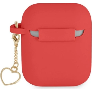 Kup Etui Guess GUA2LSCHSR Apple AirPods roșu/red Silicon Charm Heart Collection - GUE1745RED - {ean13} - Sklep Home Screen