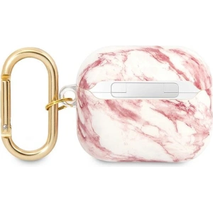 Kup Etui Guess GUA3HCHMAP Apple AirPods 3 rozie/pink Marble Strap Collection - GUE1747PNK - {ean13} - Sklep Home Screen
