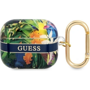 Kup Etui Guess GUA3HHFLB Apple AirPods 3 niebieski/blue Flower Strap Collection - GUE1748BLU - {ean13} - Sklep Home Screen